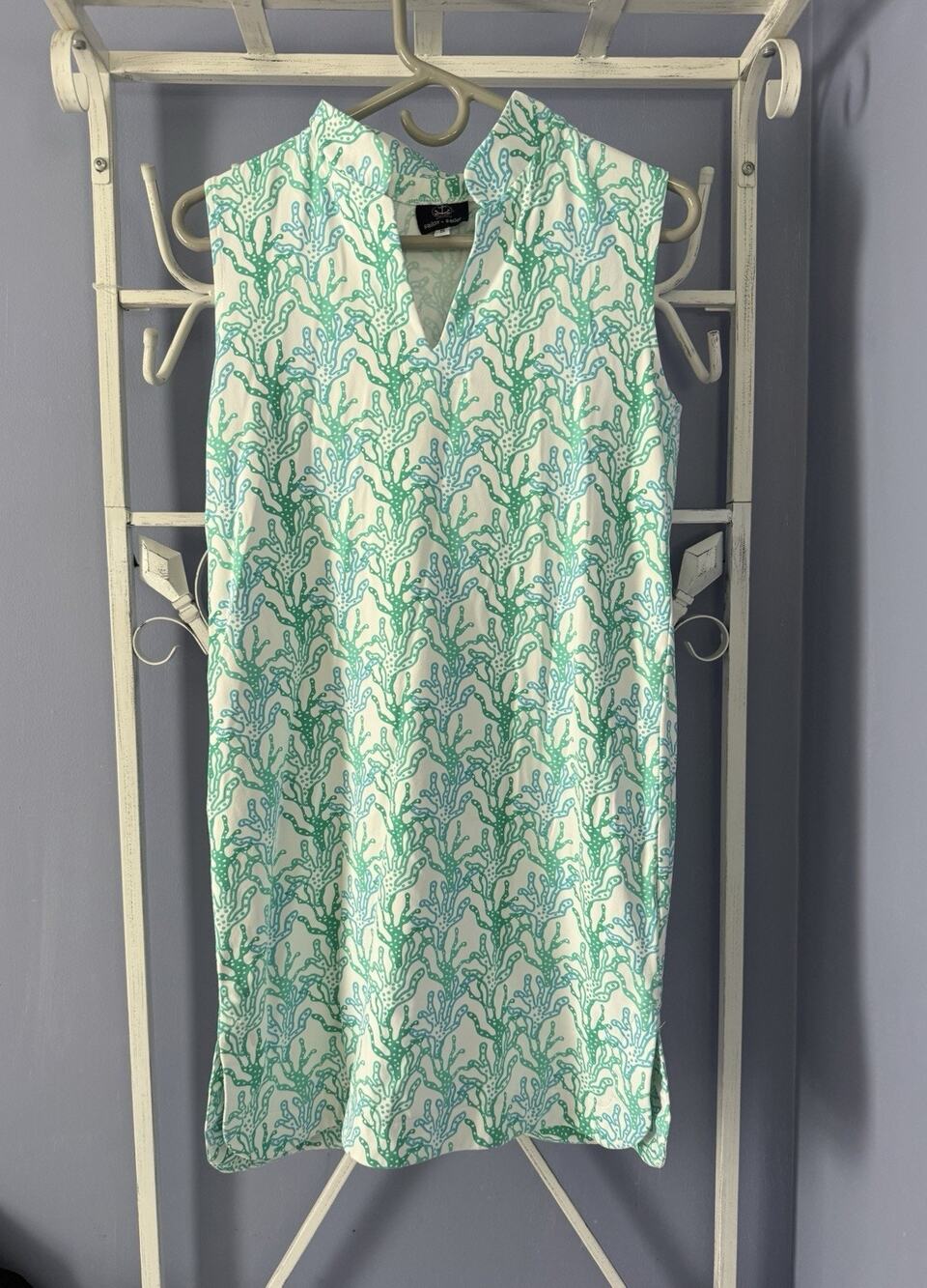 Sailor Sailor Dress Sea Coral White And Green Beach Dress Sm Summer